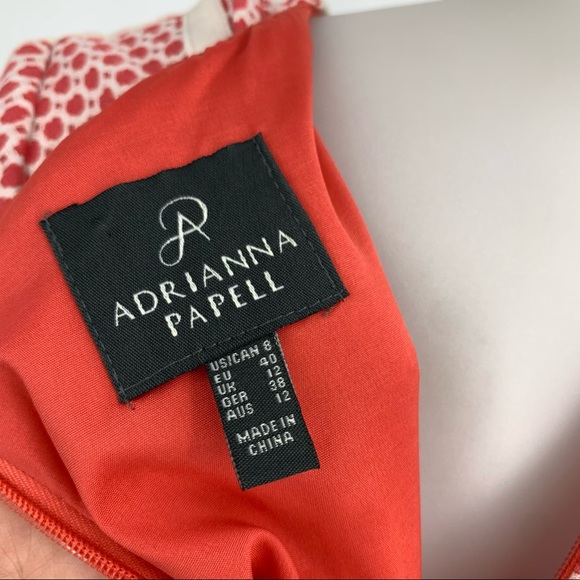 Adrianna Papell Coral Jacquard Sheath Dress - Picture 6 of 14